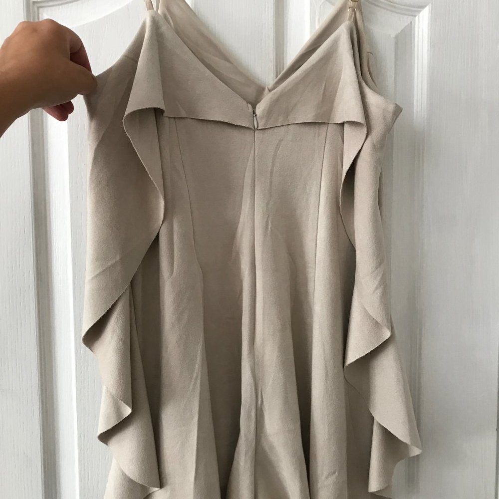 Beige Ruffle Romper - Picture 2 of 6